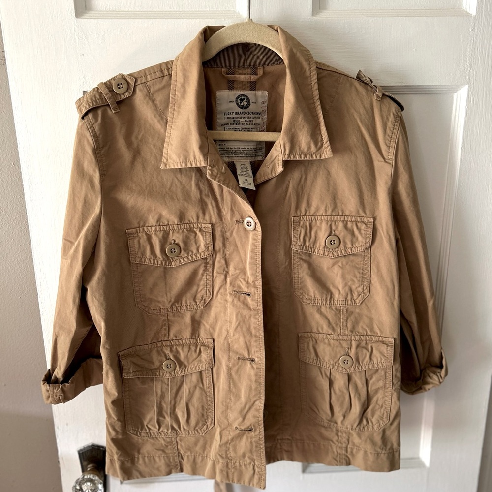 Lucky Brand Tan Utility Jacket